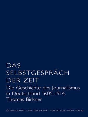 cover image of Das Selbstgespräch der Zeit